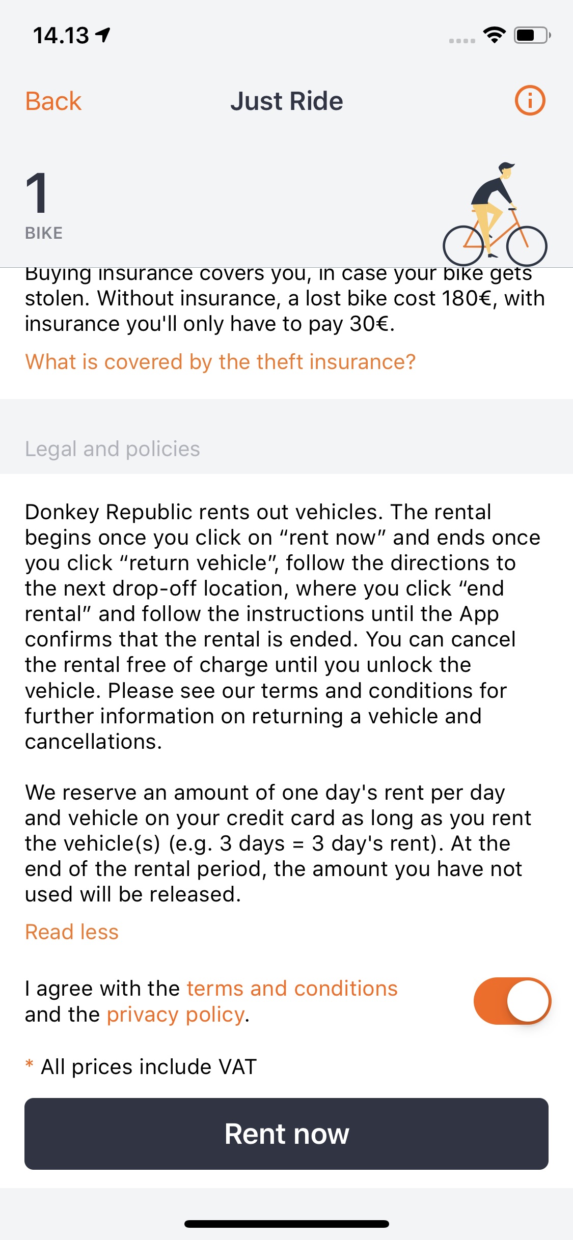 donkey republic price